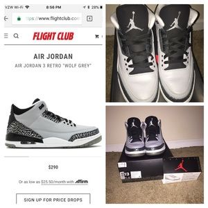 Air Jordan retro wolf grey men 13